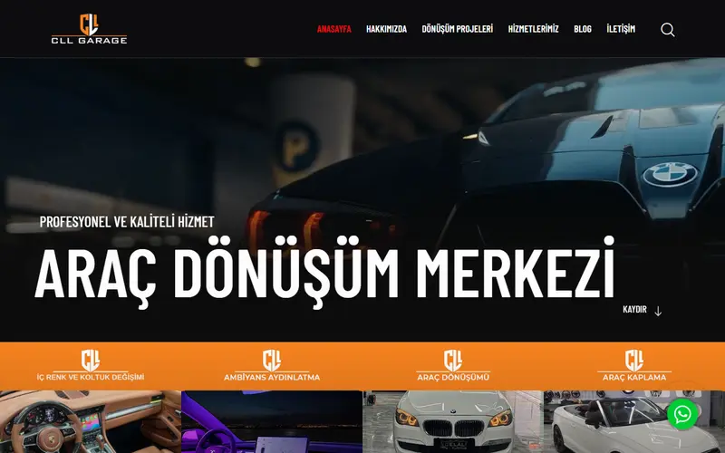 CLL Garage web sitesi