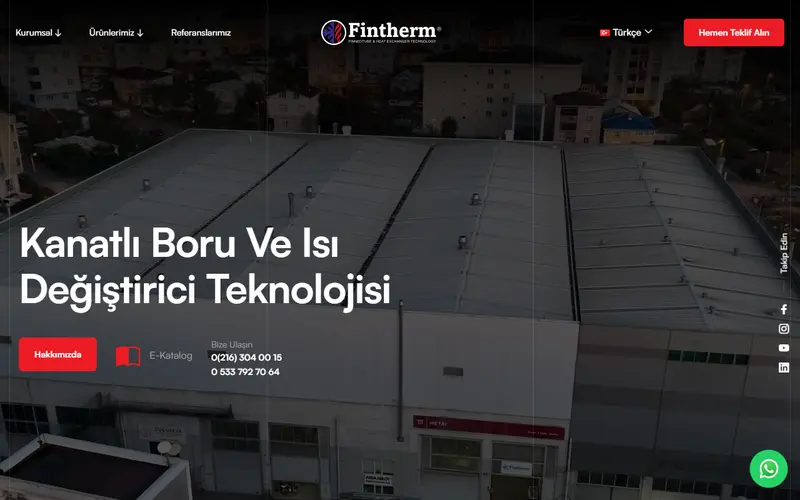 Fintherm web sitesi