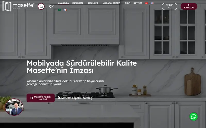 Maseffe Kapak web sitesi