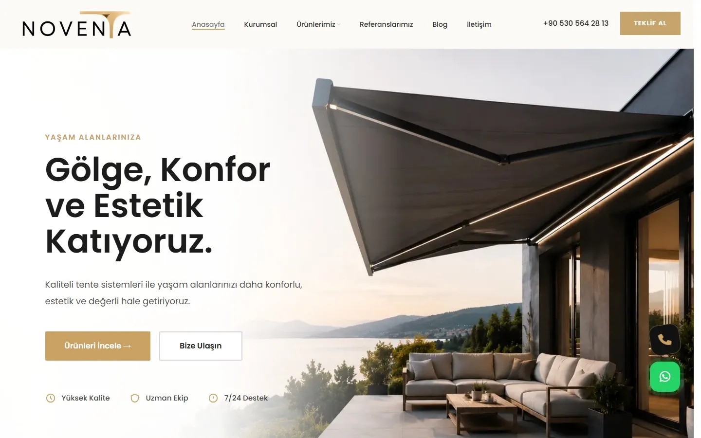 Noventa Tente web sitesi