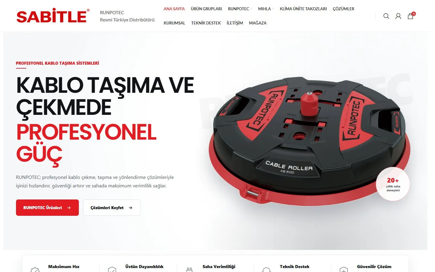 Sabitle web sitesi